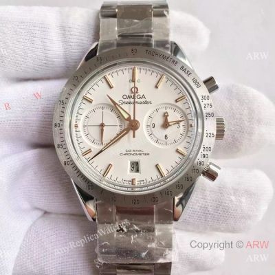 Replica Omega Speedmaster '57 Swiss 9300 41.5mm Stainless Steel White Dial